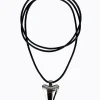 Amity Shark Necklace - Silver
