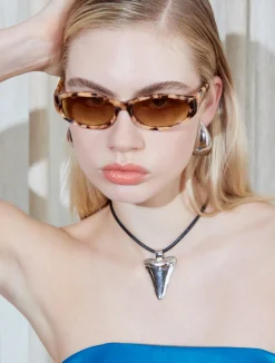 Amity Shark Necklace - Silver
