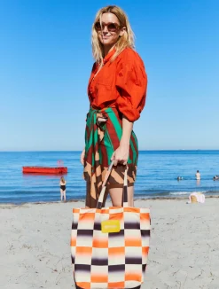 Baesique Tote - Checker Print