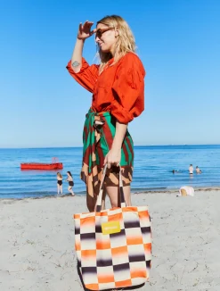 Baesique Tote - Checker Print