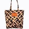Baesique Tote - Cross Hatch Print