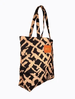Baesique Tote - Cross Hatch Print