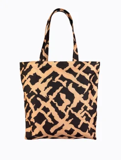 Baesique Tote - Cross Hatch Print