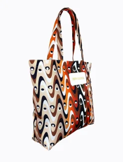 Baesique Tote - Squiggle Print