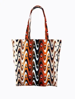 Baesique Tote - Squiggle Print