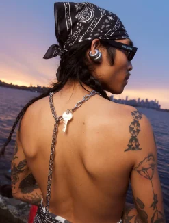Black Bandana Scarf