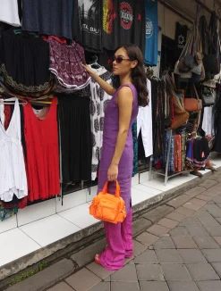 Block Bag - Mandarin