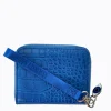 Croc Wallet - Electric Blue