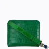 Croc Wallet - Grass Green