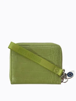Croc Wallet - Lime