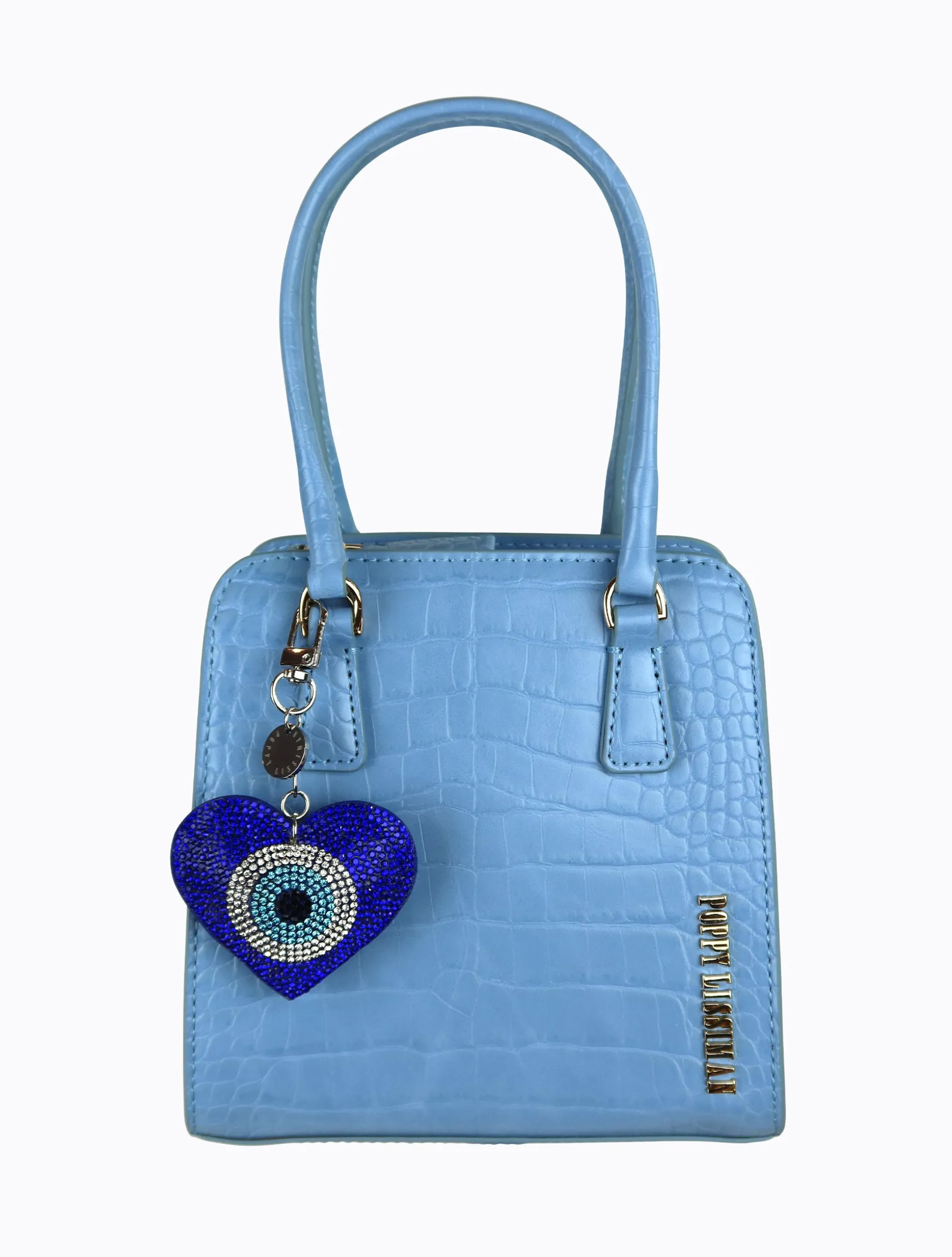 Evil Eye Heart Keychain