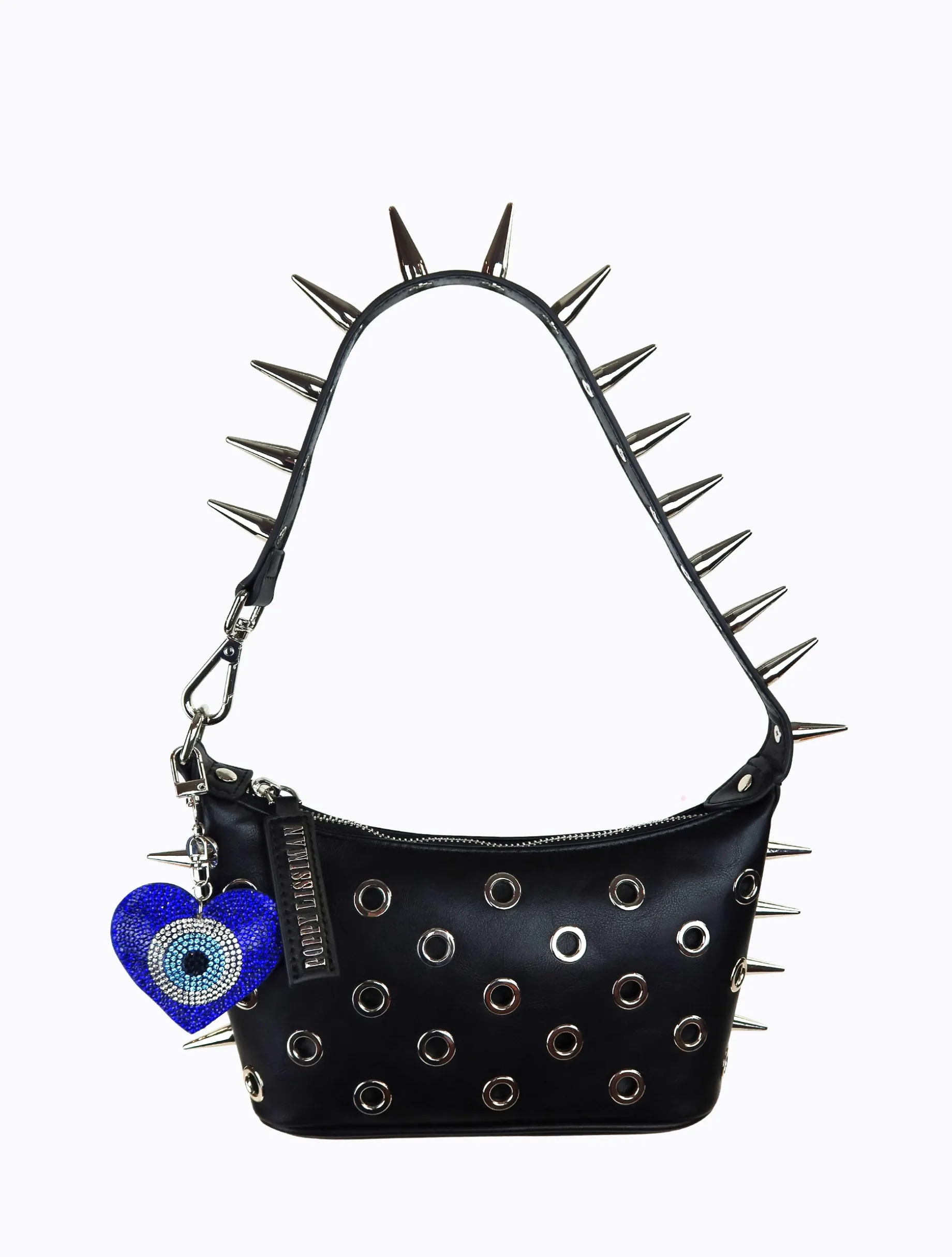 Evil Eye Heart Keychain