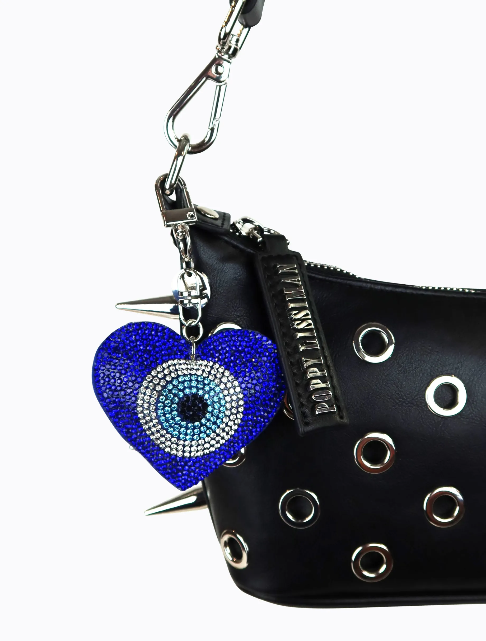 Evil Eye Heart Keychain
