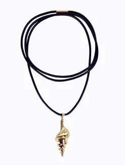 Flicka Shell Necklace - Gold