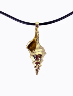 Flicka Shell Necklace - Gold