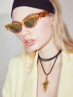 Flicka Shell Necklace - Gold