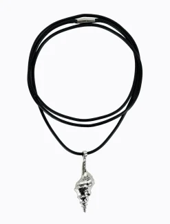 Flicka Shell Necklace - Silver