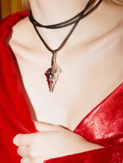 Flicka Shell Necklace - Silver