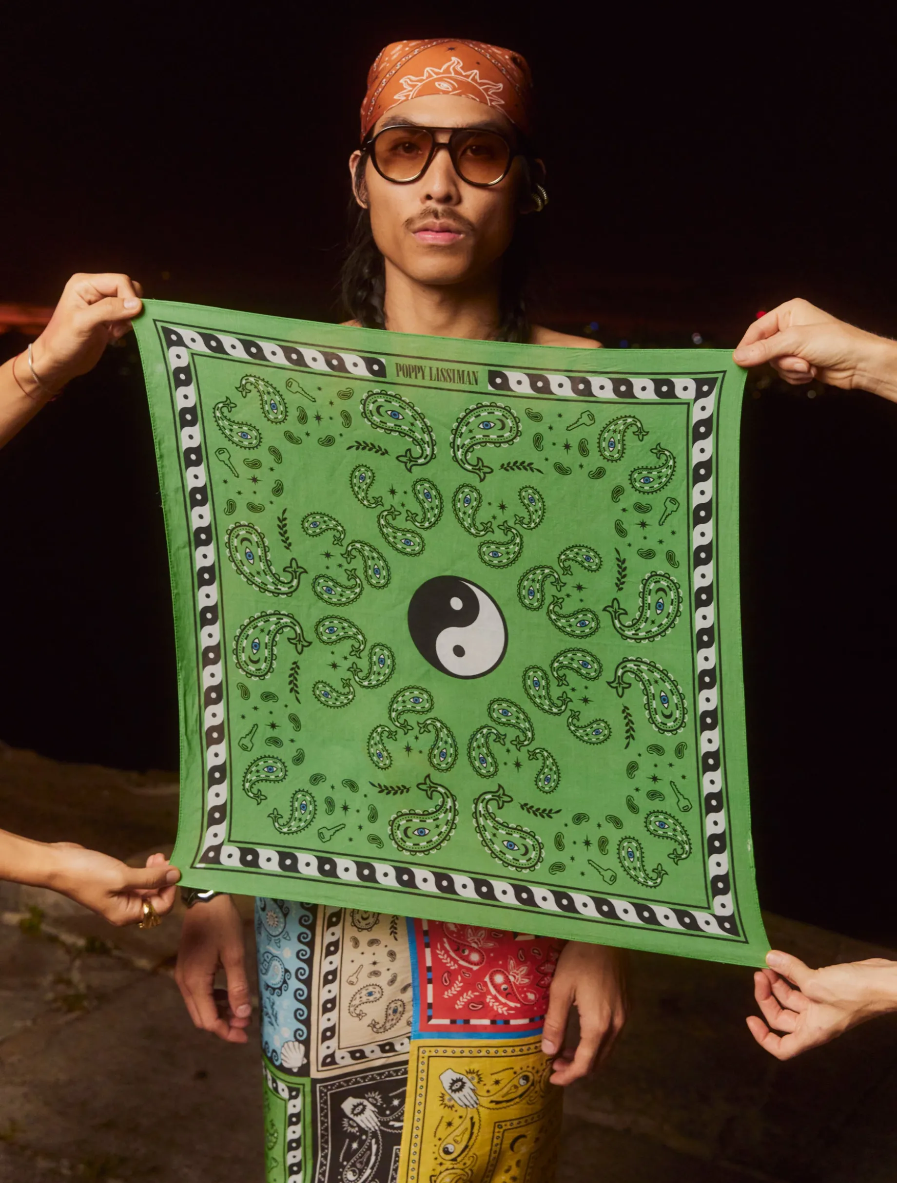 Grass Bandana Scarf
