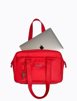 Koko Laptop Bag - Cherry / Smog