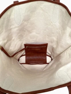 Lio Tote - Red/Yolk