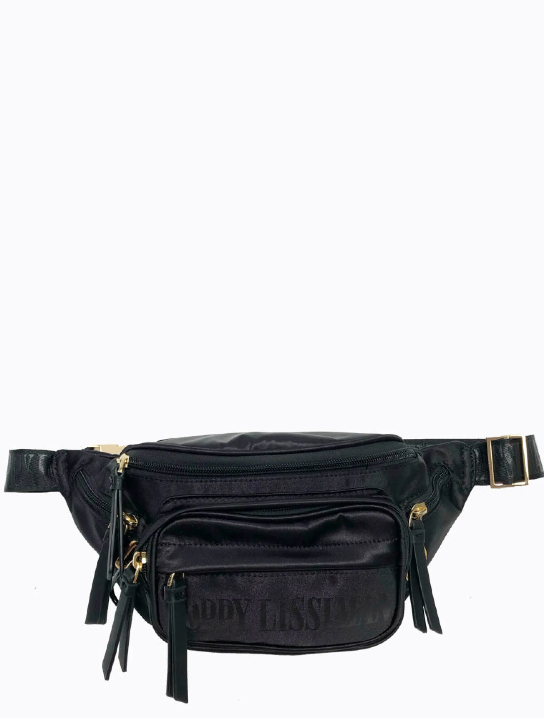 Malibu Waistbag - Black Satin