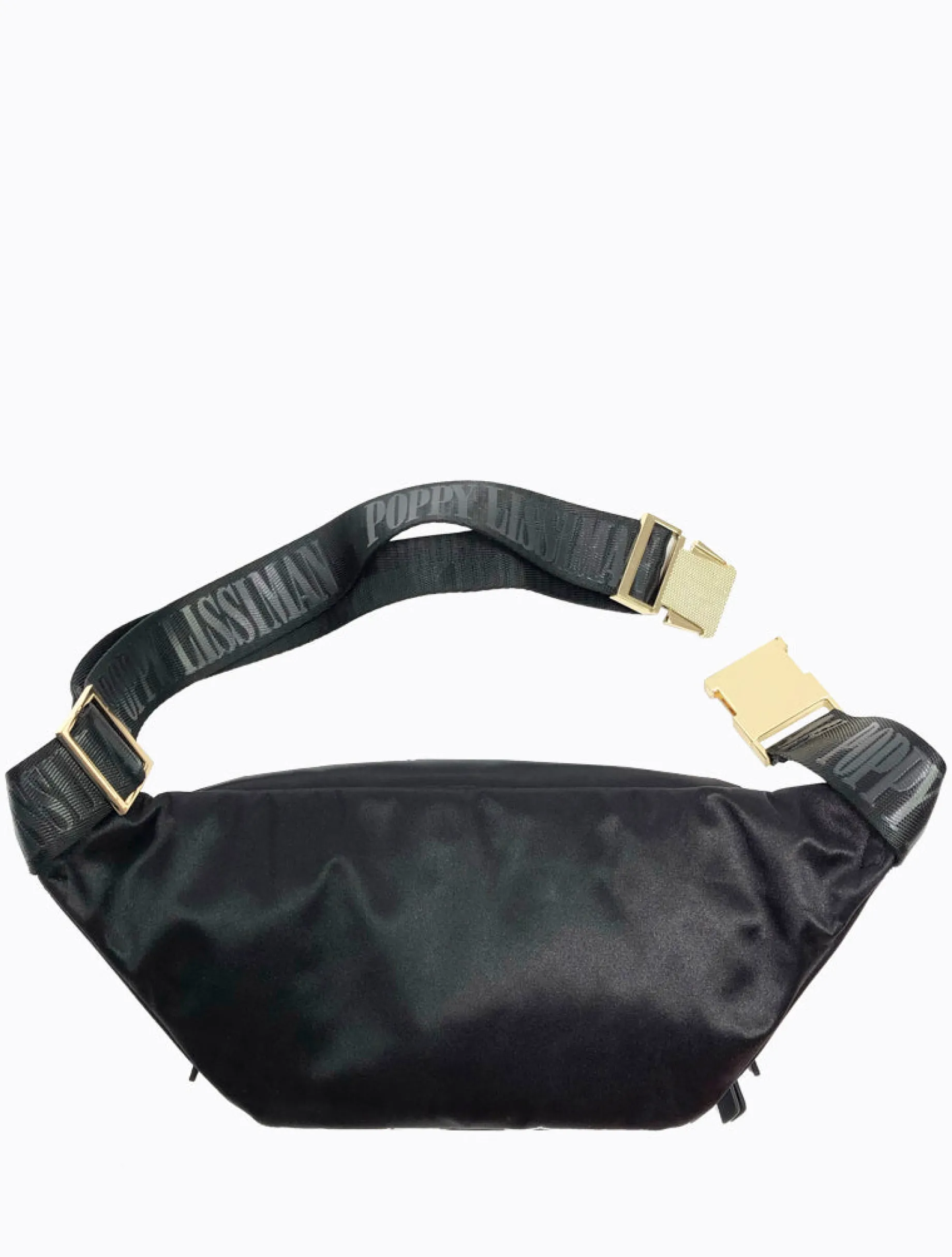 Malibu Waistbag - Black Satin