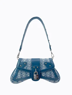Merlin - Blue Jacquard