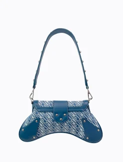 Merlin - Blue Jacquard