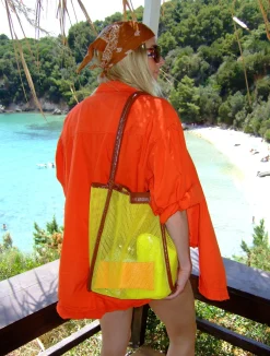 Nana Net Tote - Banana/Choc