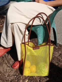 Nana Net Tote - Banana/Choc
