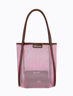 Nana Net Tote - BB Pink / Choc