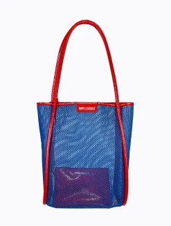Nana Net Tote - Blue / Cherry