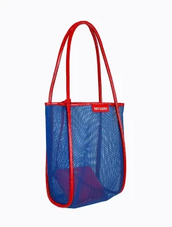 Nana Net Tote - Blue / Cherry