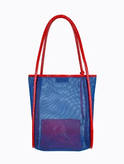 Nana Net Tote - Blue / Cherry