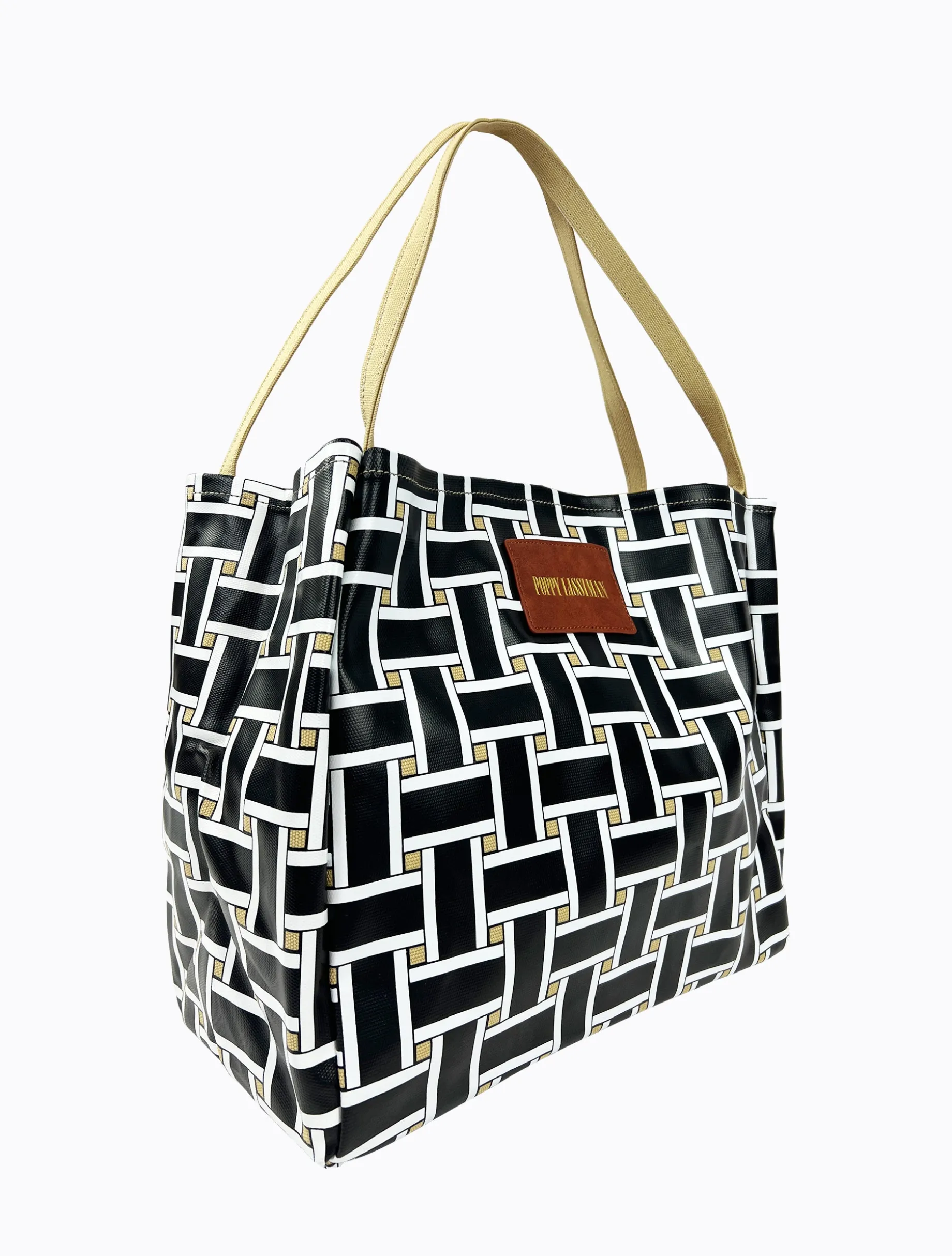 Polanco Tote - Black Weave