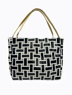 Polanco Tote - Black Weave