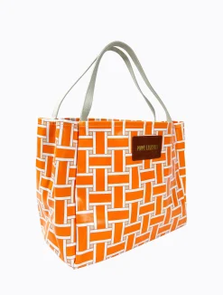 Polanco Tote - Orange Weave