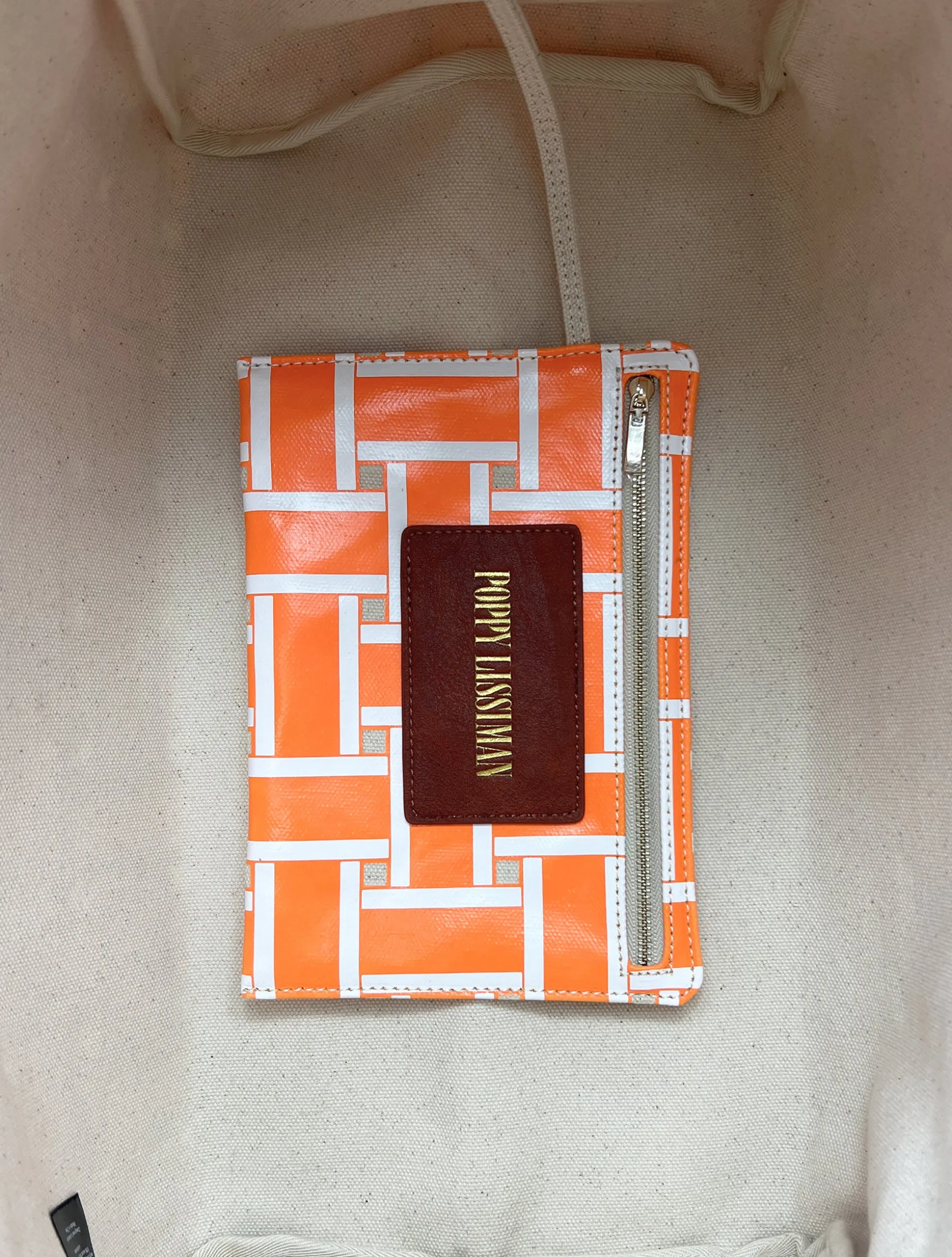 Polanco Tote - Orange Weave