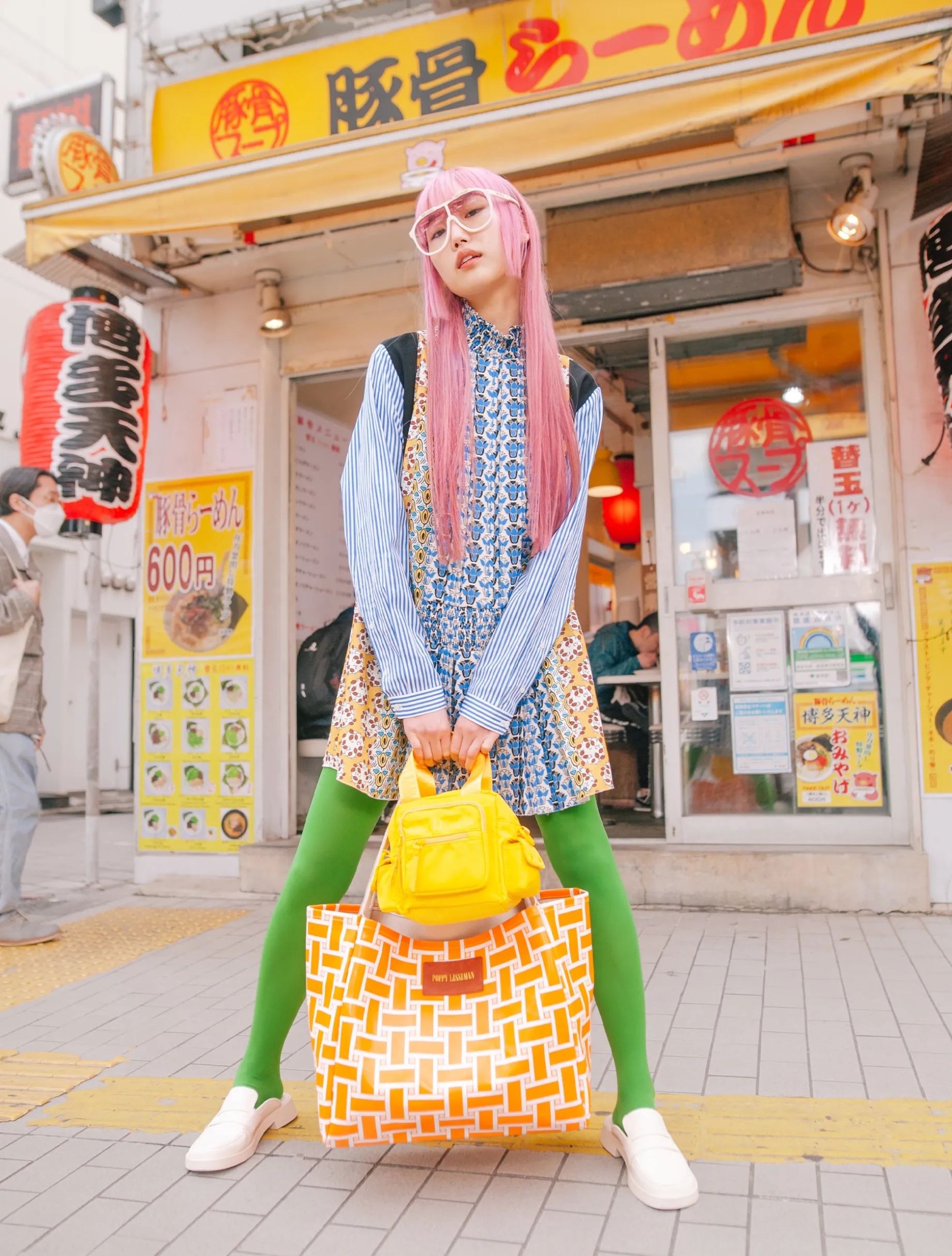 Polanco Tote - Orange Weave