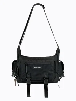 Shingo Laptop Bag - Black / Sky Blue