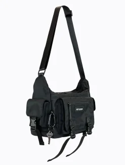 Shingo Laptop Bag - Black / Sky Blue