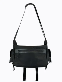Shingo Laptop Bag - Black / Sky Blue