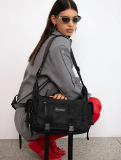 Shingo Laptop Bag - Black / Sky Blue