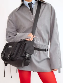 Shingo Laptop Bag - Black / Sky Blue