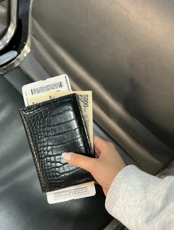 Skip Passport Holder - Black