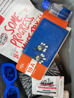 Skip Passport Holder - Electric Blue