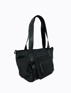 Skutty Flap Small Tote - Black