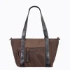 Skutty Flap Small Tote - Choc