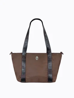 Skutty Flap Small Tote - Choc